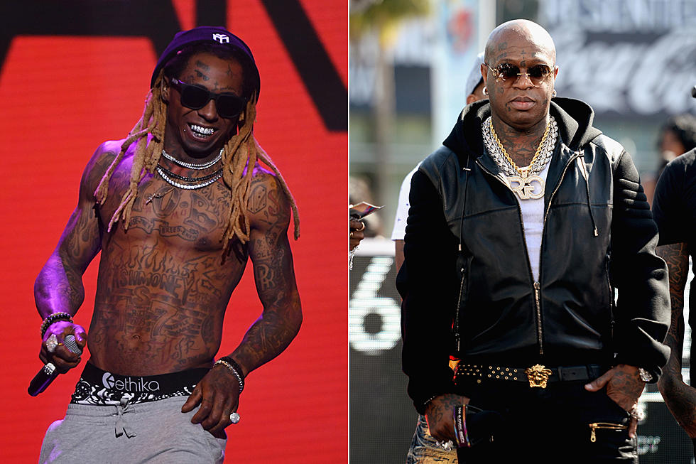 Lil Wayne and Birdman Reunite With a Hug at Club Liv in Miami