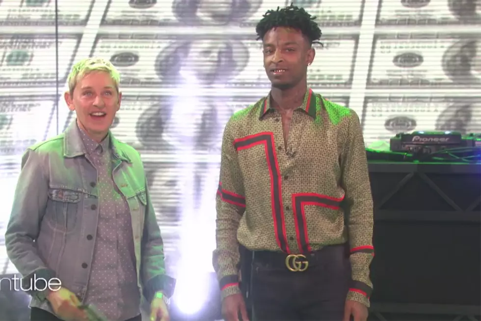 21 Savage Performs &#8220;Bank Account&#8221; on &#8216;Ellen,&#8217; Launches Initiative to Help Kids Save Money