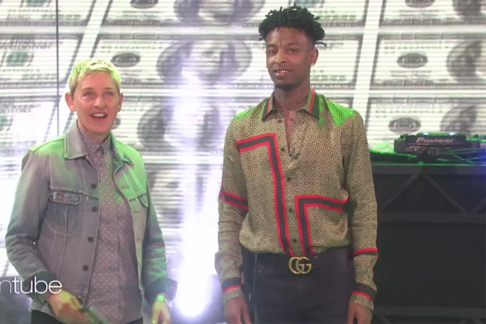 21 Savage Performs “Bank Account” on ‘Ellen,’ Launches Initiative to Help Kids Save Money