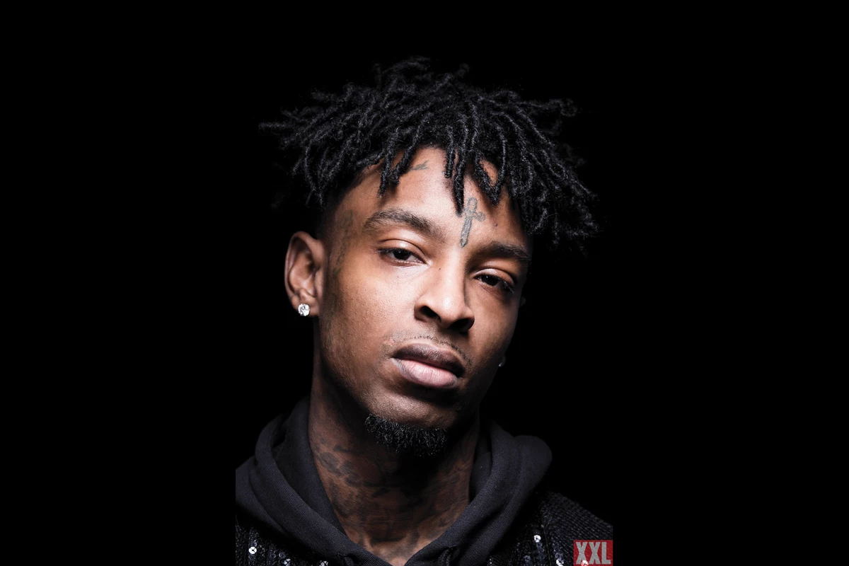 21 Savage Shows Off Blue Hair in Instagram Post - wide 7
