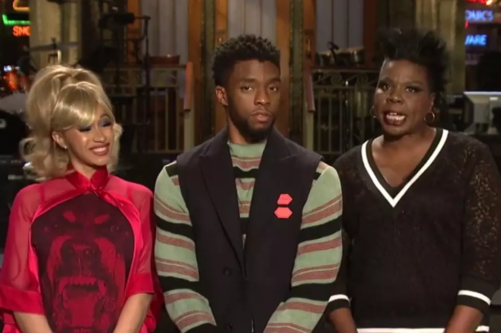Watch Cardi B and Leslie Jones Try to Get &#8216;Black Panther&#8217; Actor Chadwick Boseman Out of Character in &#8216;SNL&#8217; Promo