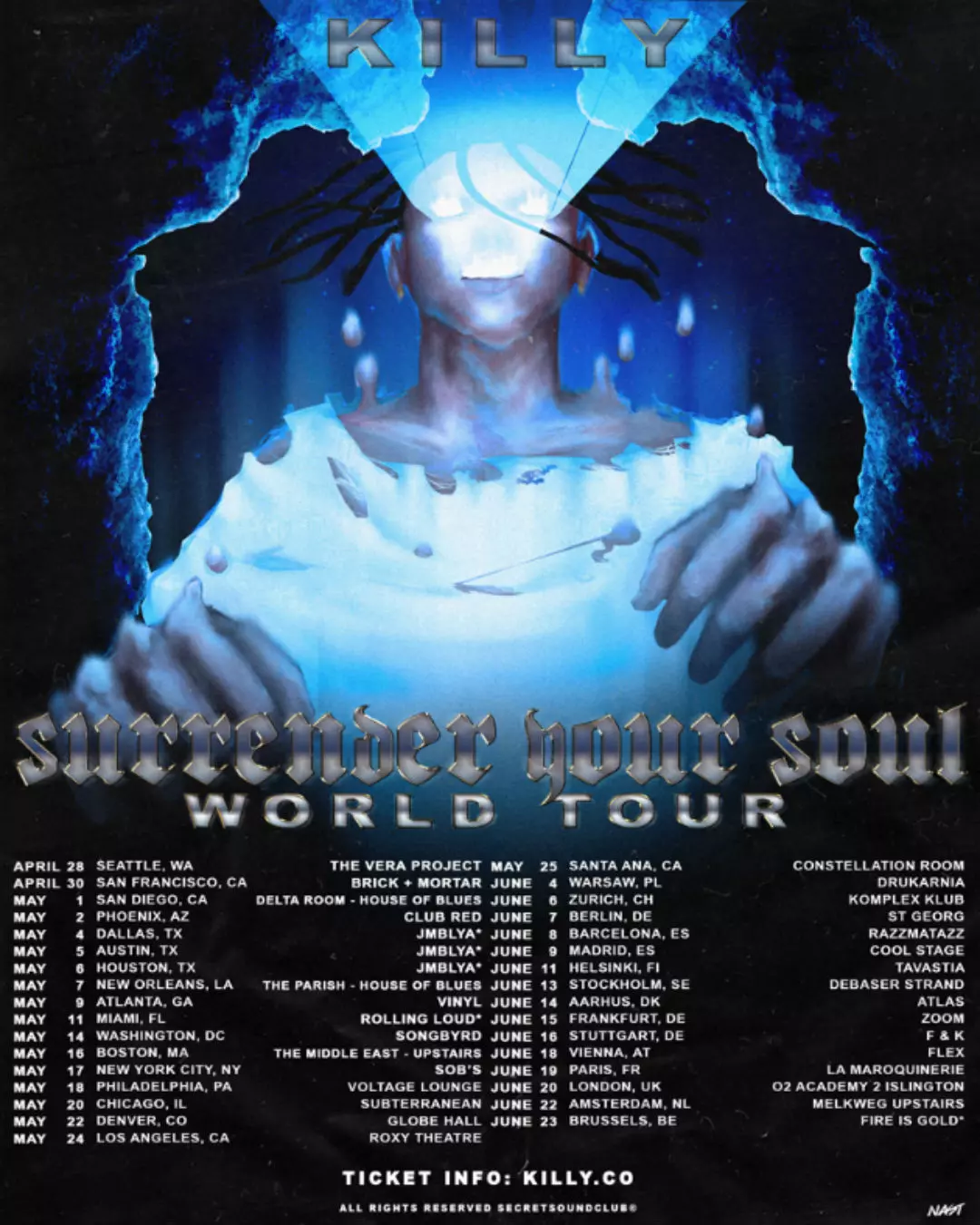 Killy Shares Surrender Your Soul World Tour Dates - XXL