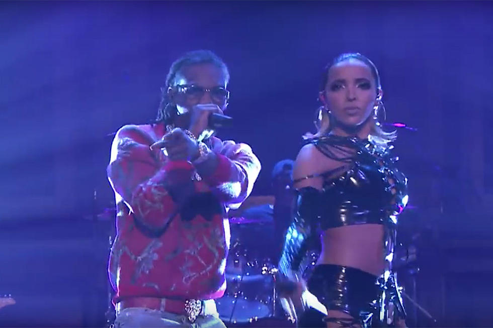 Offset Joins Tinashe on &#8216;The Tonight Show&#8217; to Perform &#8220;No Drama&#8221;