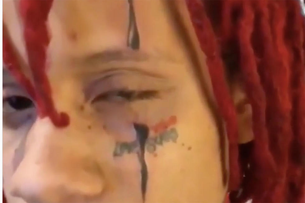 Trippie Redd Gets New &#8221;Love Scars&#8221; Face Tattoo