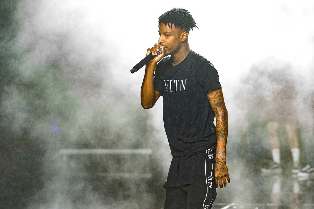 21 Savage rapped about immigration on 'Tonight Show