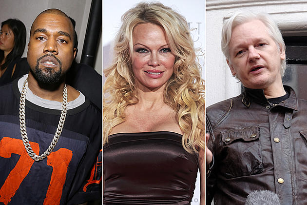 Kanye West Receives Letter From Pamela Anderson Seeking Help for WikiLeaks Founder Julian Assange
