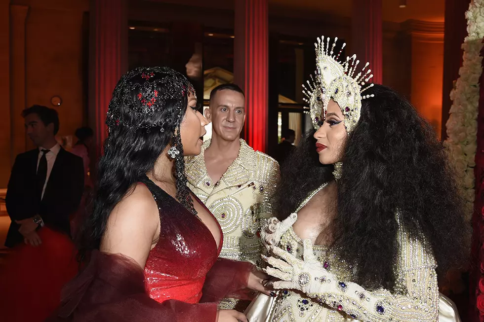 Nicki Minaj and Cardi B Share a Moment Together at 2018 Met Gala