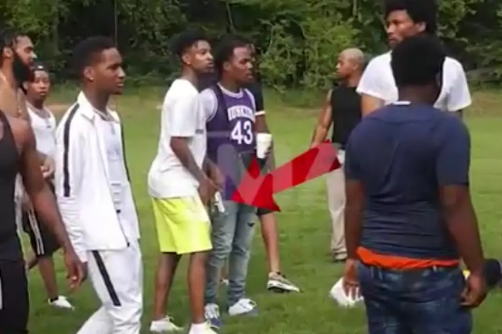 21 Savage Pulls Out Gun During Fight at Pool Party