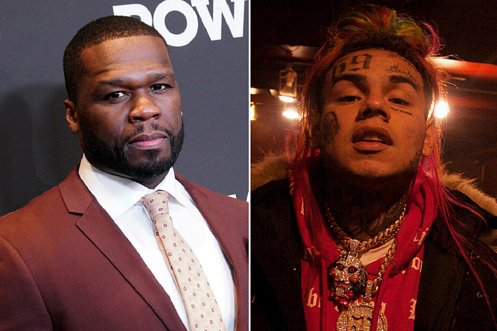 50 Cent and 6ix9ine Trade Shots on Instagram
