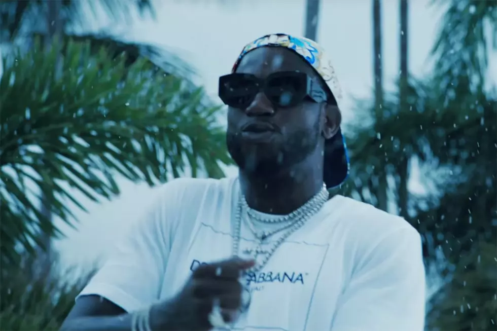 Gucci Mane, Hoodrich Pablo Juan and Yung Mal Throw a Snowy Pool Party in “Yeah Yeah” Video