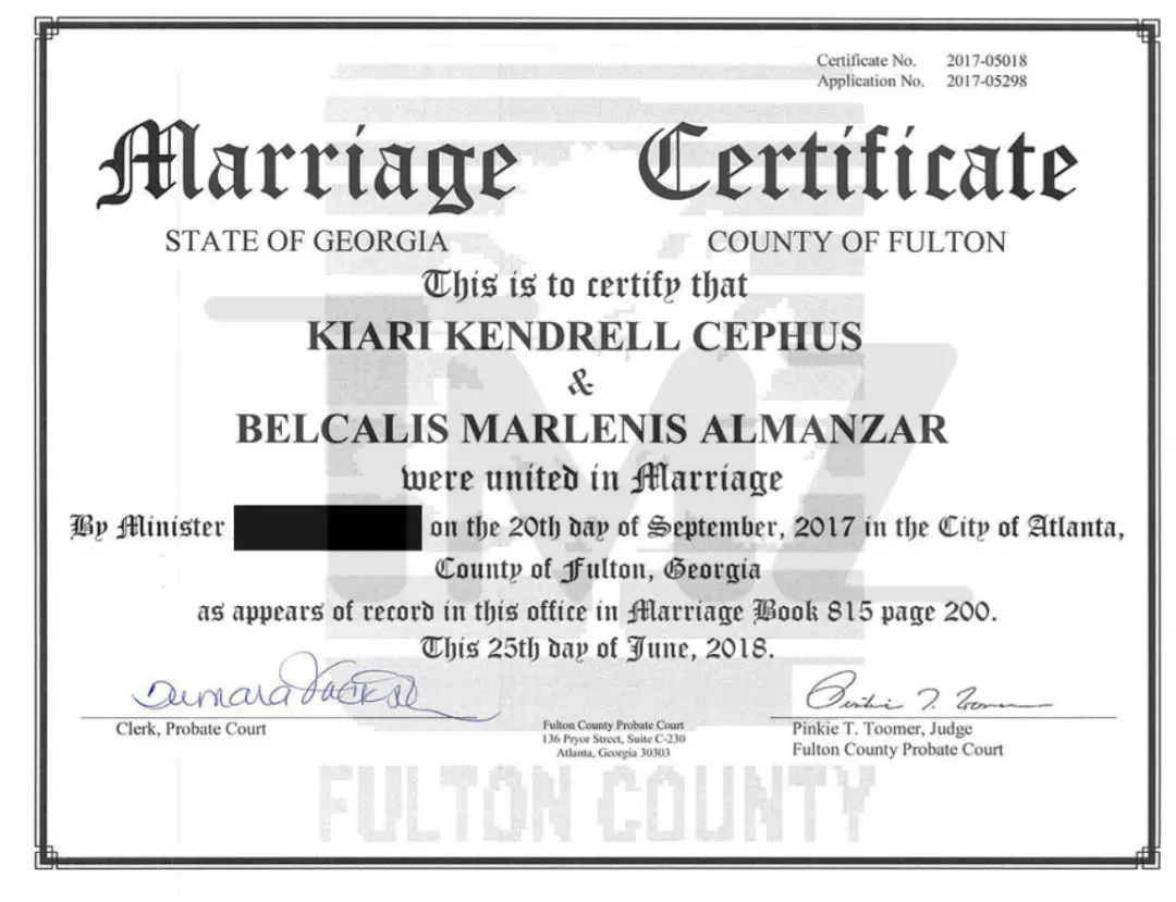 Atlanta Marriage Certificate Tutoreorg Master Of Documents