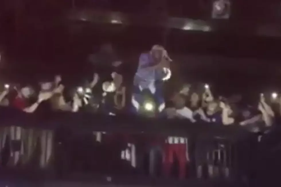 Ski Mask The Slump God Takes Insane Dive From Balcony Into Crowd at Canada Show