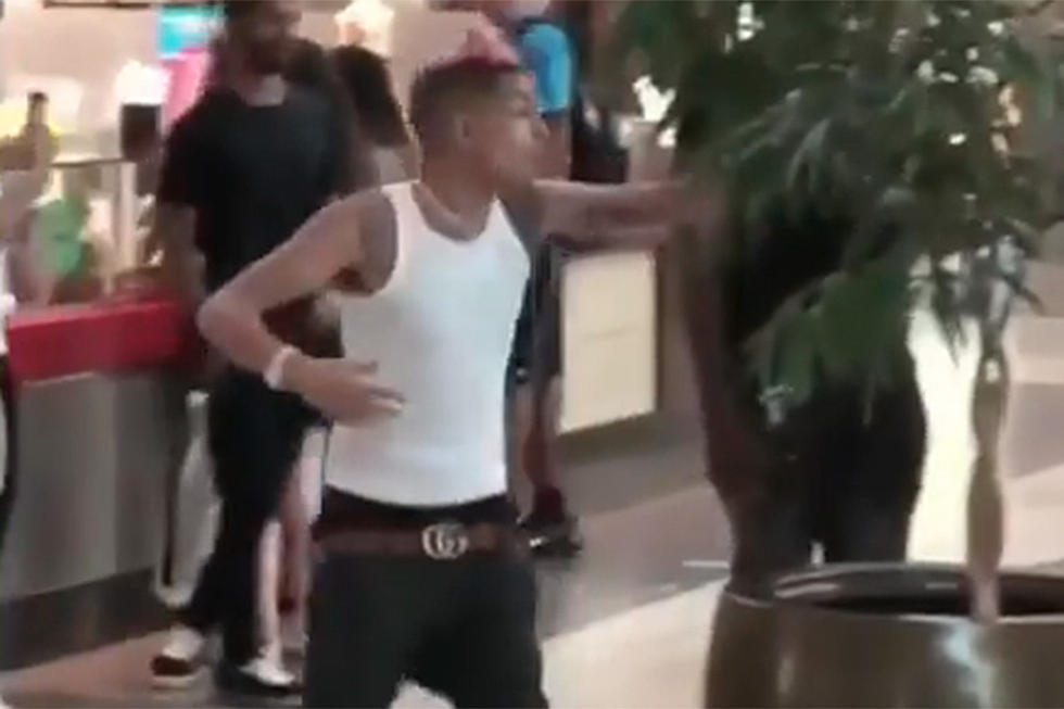 Skinnyfromthe9 and Squidnice Nearly Come to Blows at a Mall