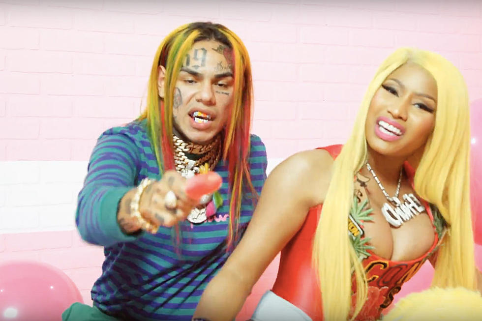 6ix9ine Nicki Minaj And Murda Beatz Drop Colorful Fefe - 
