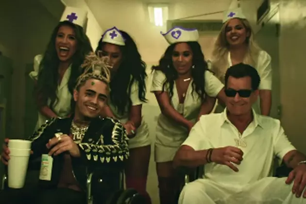 Lil Pump and Charlie Sheen Take Over a Zany Hospital in &#8220;Drug Addicts&#8221; Video