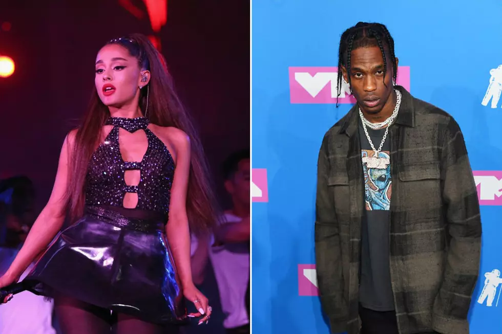 Ariana Grande Throws Shade At Travis Scott Over Album Sales