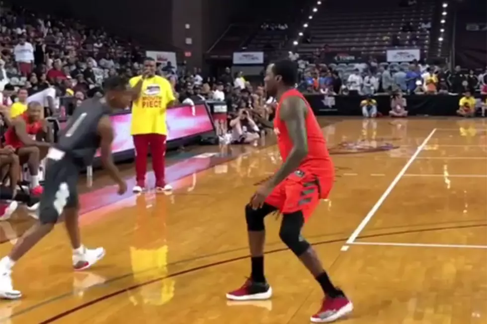 James Harden & Russell Westbrook Reunite In Charity Game With Travis Scott  & Meek Mill 