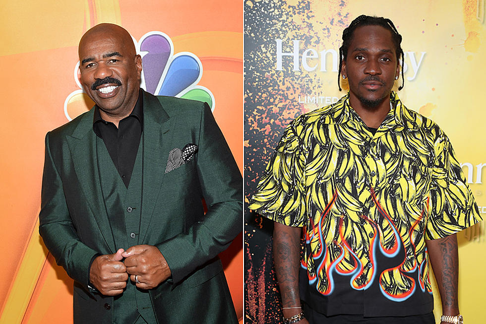 Steve Harvey Calls Pusha-T a Broke Boy After “The Story of Adidon” Diss