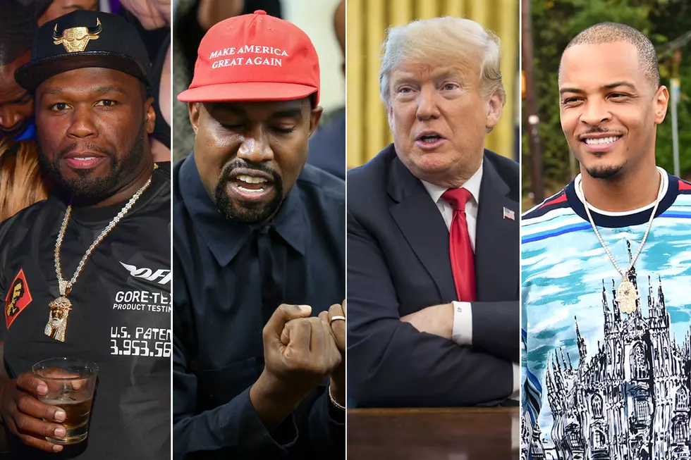 50 Cent, T.I. and More React to Kanye West's Trump Meeting