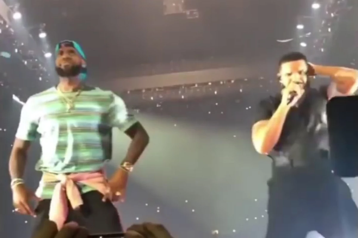 Drake Brings LeBron James & Travis Scott On Stage to Perform