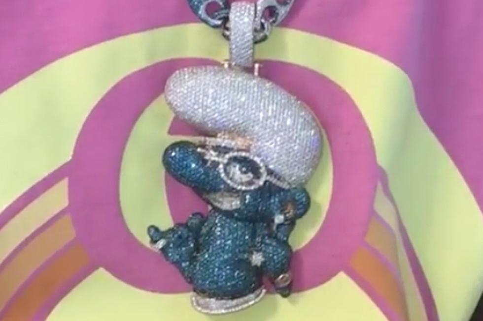 Young Dolph Cops New Iced-Out Smurf Chain