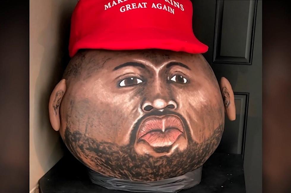 Kanye West&#8217;s Likeness Gets Turned Into MAGA-Inspired Pumpkin for Halloween