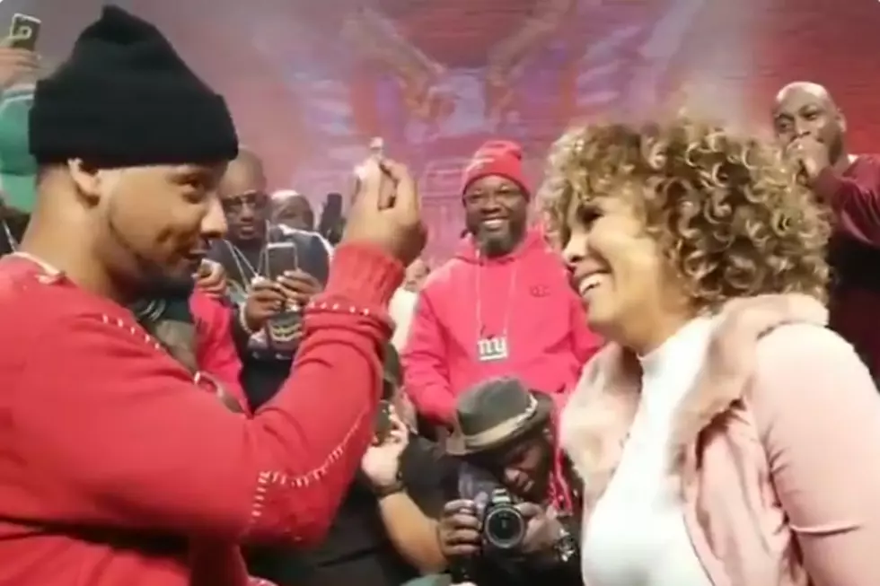 Juelz Santana Proposes to Longtime Girlfriend Kimbella on Stage at the Apollo Theater