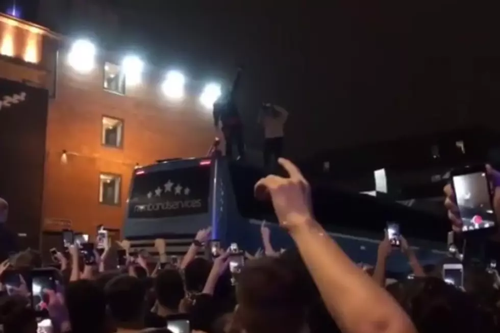 Lil Pump Performs Atop Tour Bus After U.K. Show Is Evacuated Due to Smoke Flares