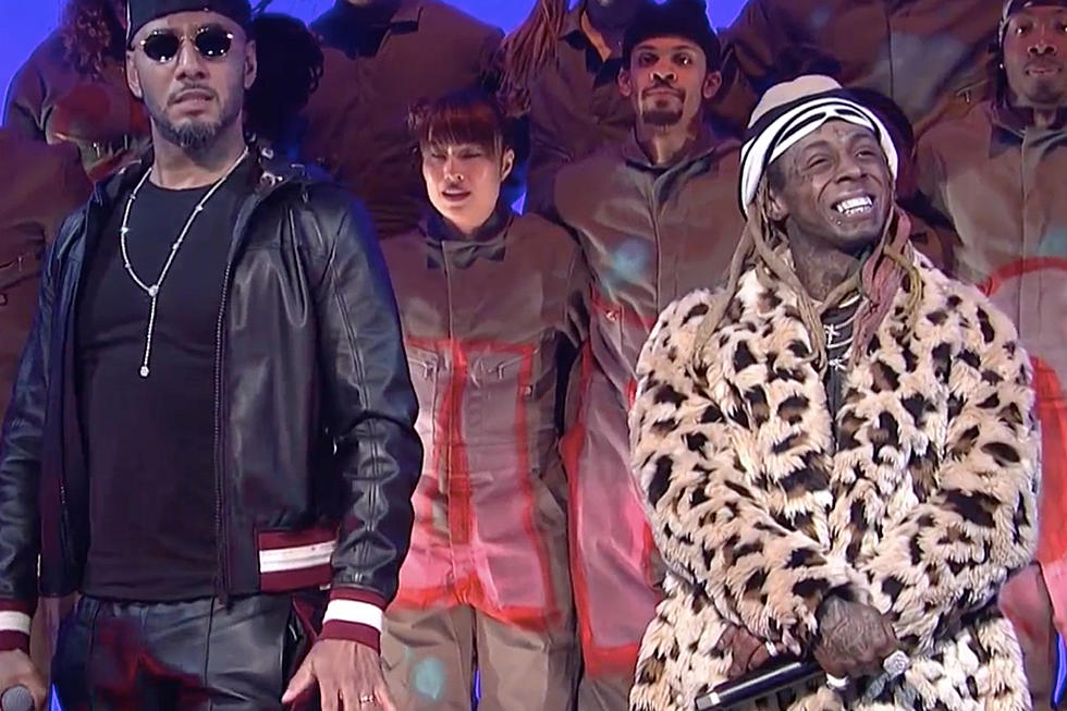 Lil Wayne Performs With Swizz Beatz and Halsey on 'SNL'