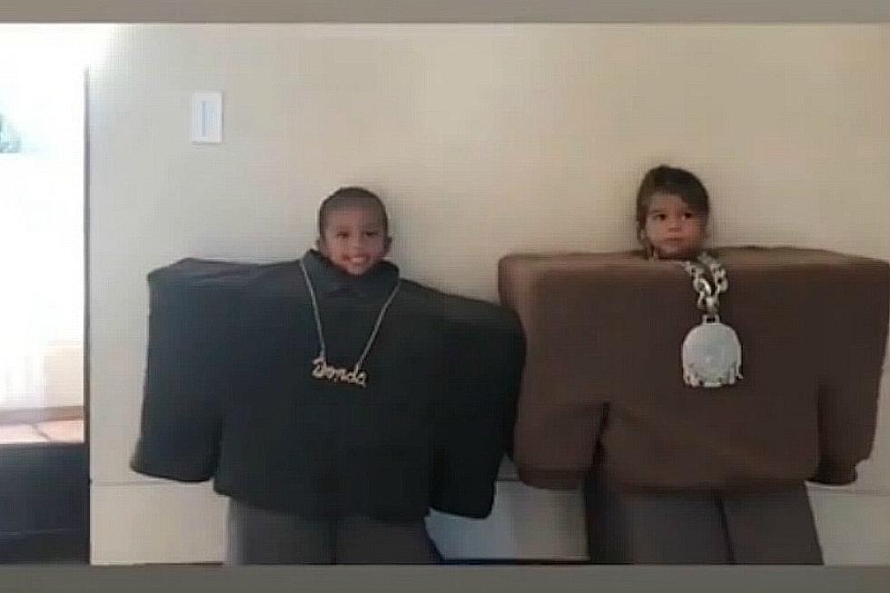 Kanye West’s Son and Nephew Wear “I Love It” Costumes for Halloween