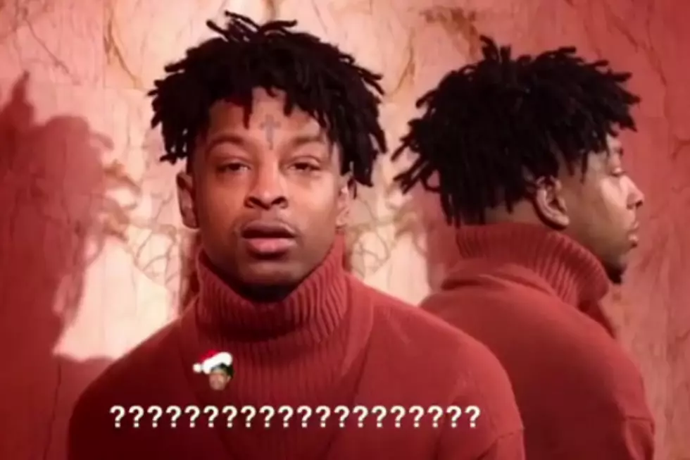 21 Savage Forgets the Words to &#8220;Jingle Bells&#8221;