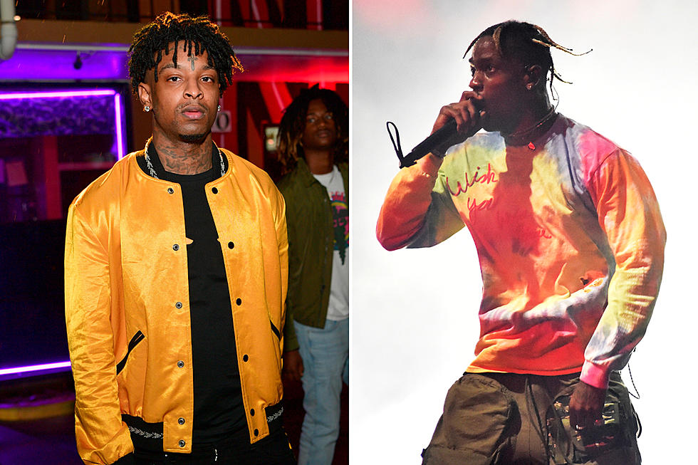 21 Savage Says Travis Scott&#8217;s Verse for &#8216;I Am > I Was&#8217; Is Coming Soon