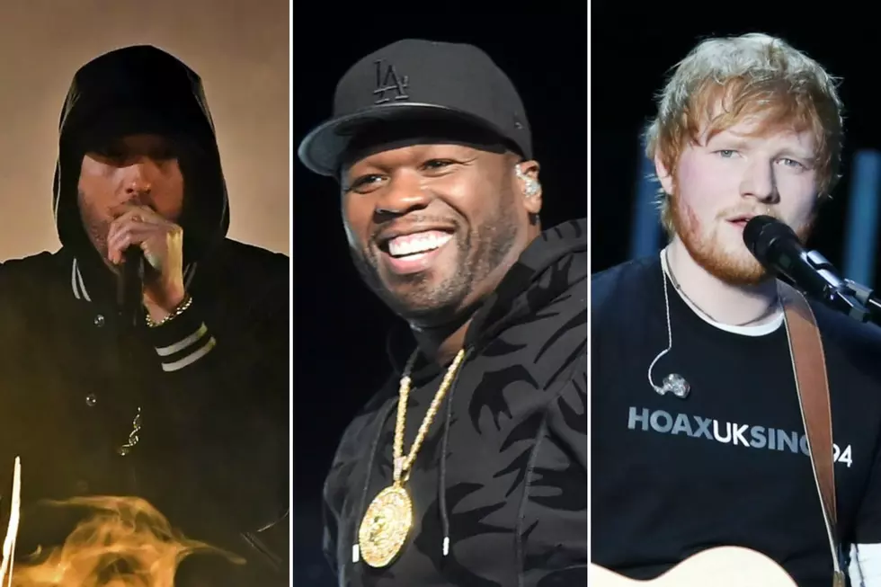50 Cent Has a New Collab With Eminen and Ed Sheeran in the Works