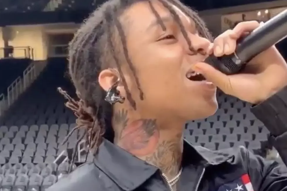 Swae Lee Flexes His Range Singing “Star-Spangled Banner” in Empty Arena