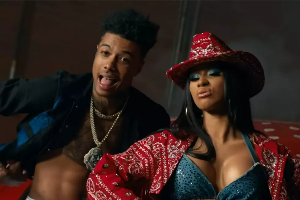 Blueface Featuring Cardi B “Thotiana (Remix)”: Watch Rappers Rep Their Colors