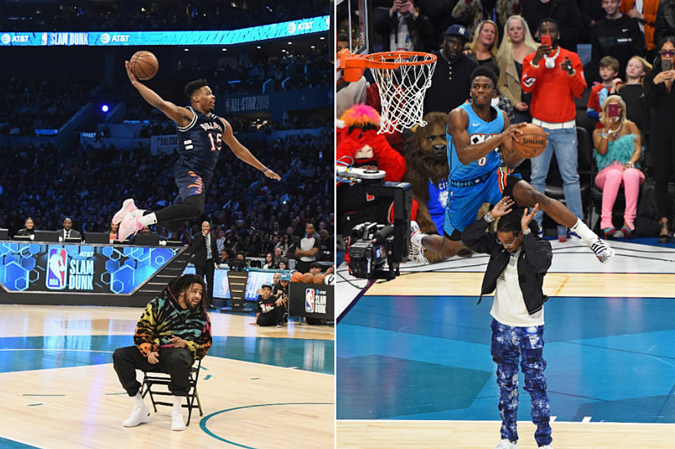 J. Cole and Quavo Assist With High-Flying Slams at 2019 NBA Dunk Contest