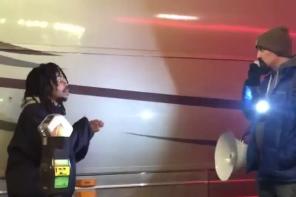 Earl Sweatshirt Tells Religious Protester to Shut Up