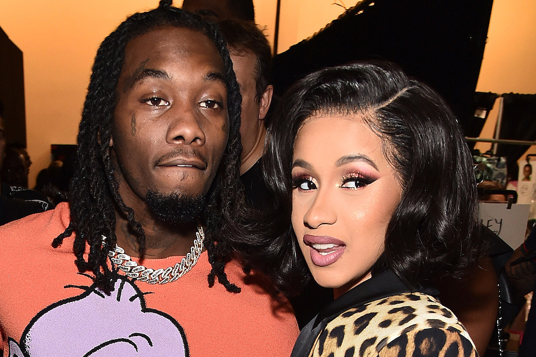 Cardi B supports Offset after he debuts as a model