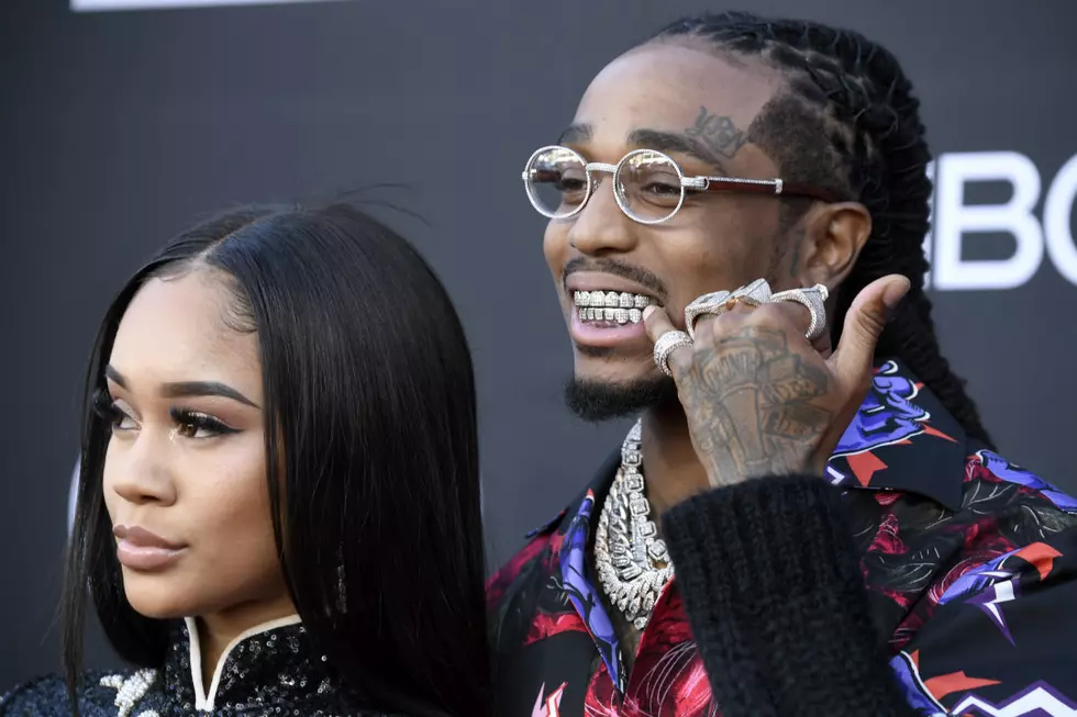 Quavo and Saweetie Hint at Marriage After She Catches Bouquet at Wedding