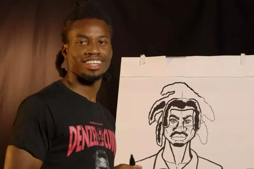 Denzel Curry Draws Amazing Self-Portrait for 'ZUU' Album