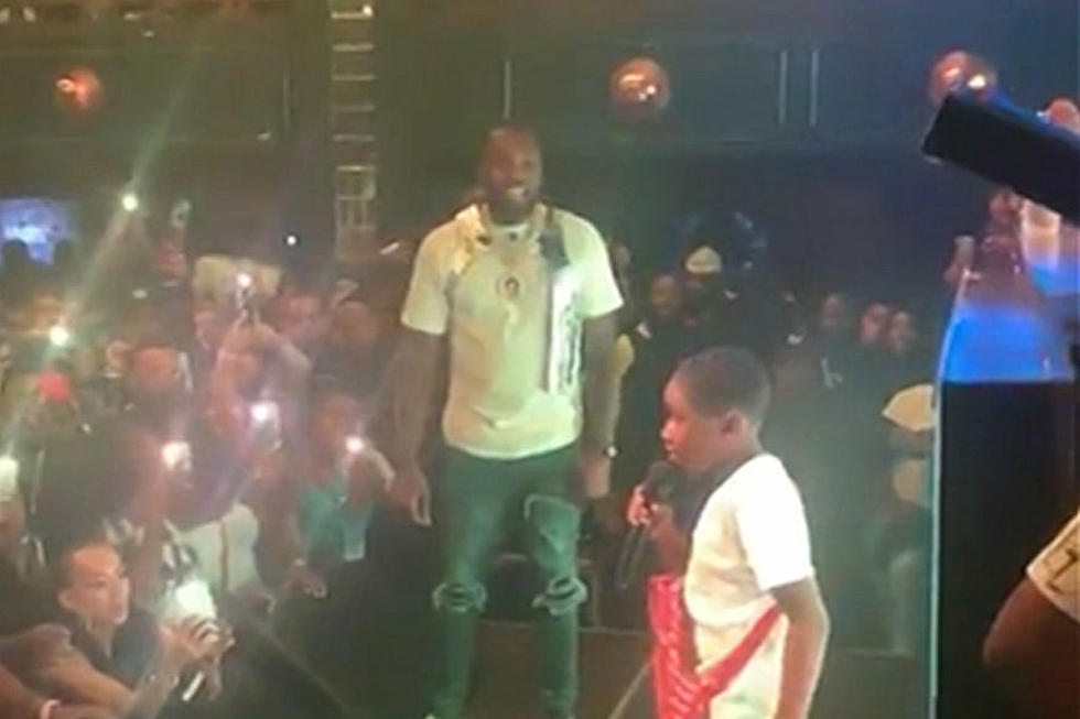 Meek Mill Brings Son on Stage to Freestyle: Watch