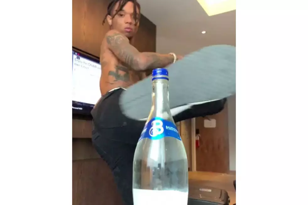Swae Lee Actually Completes the #BottleCapChallenge: Watch