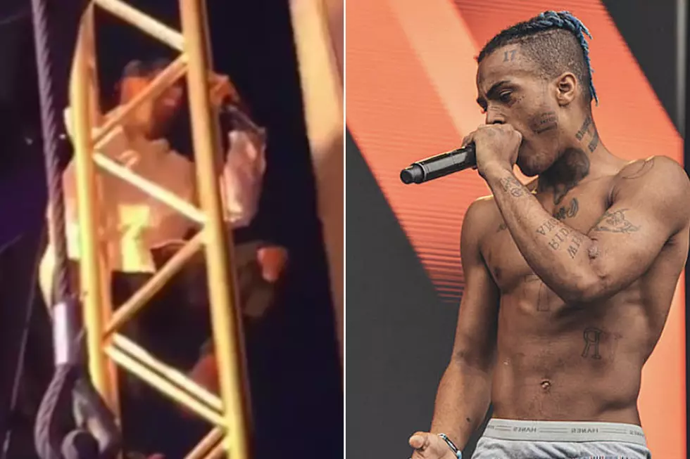 Ski Mask The Slump God Climbs Stage for XXXTentacion Concert Tribute: Watch