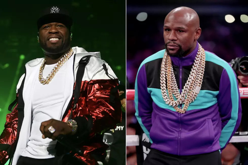 50 Cent Clowns Floyd Mayweather&#8217;s Outfit: &#8220;Dats That Granny Drip&#8221;