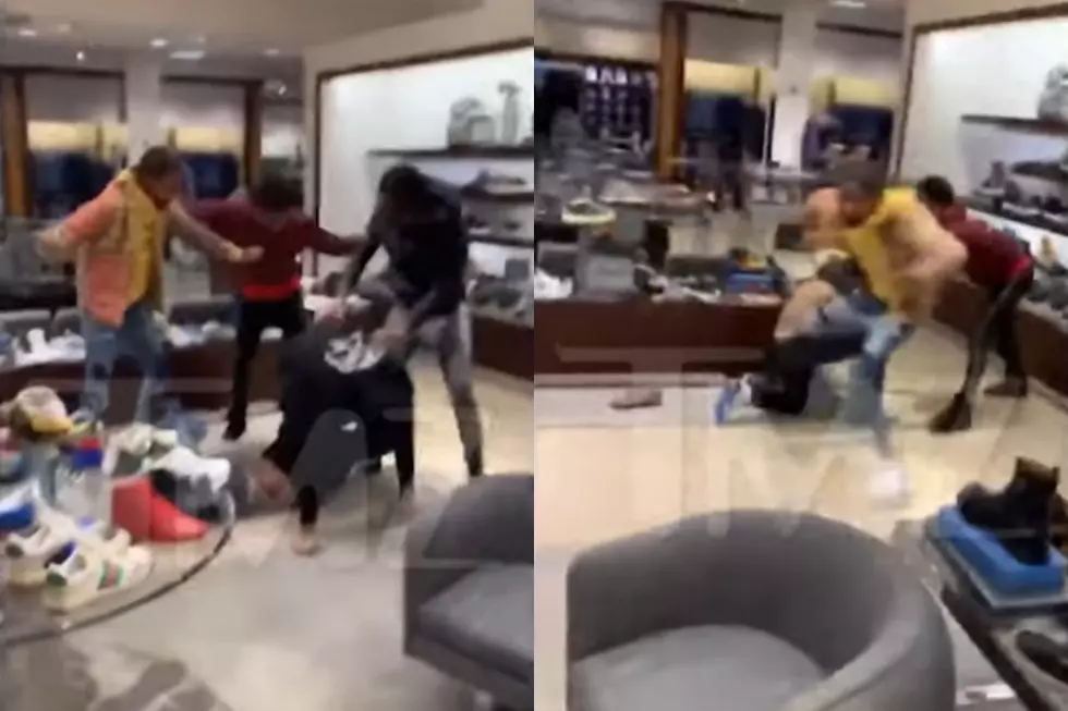 PnB Rock and Crew Allegedly Brawl Inside Mall: Video
