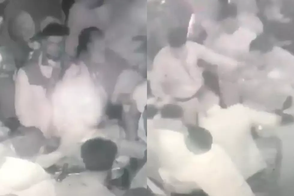 Blueface and Crew Jump Man Who Tried to Sneak Attack Rapper in Club: Video