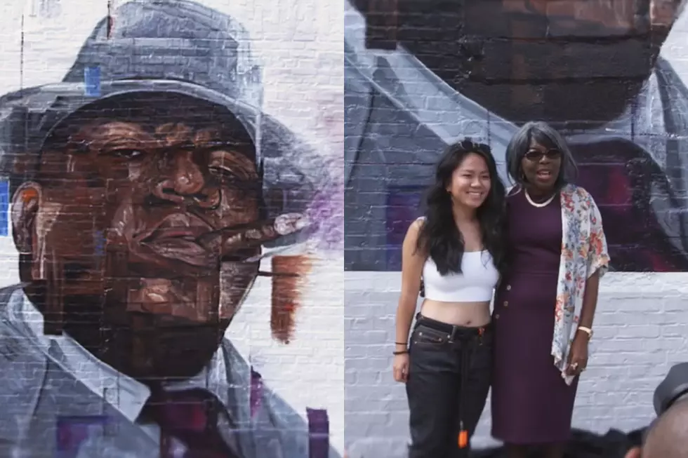 Biggie Honored With Mural Inspired by Hoa Hong's Art