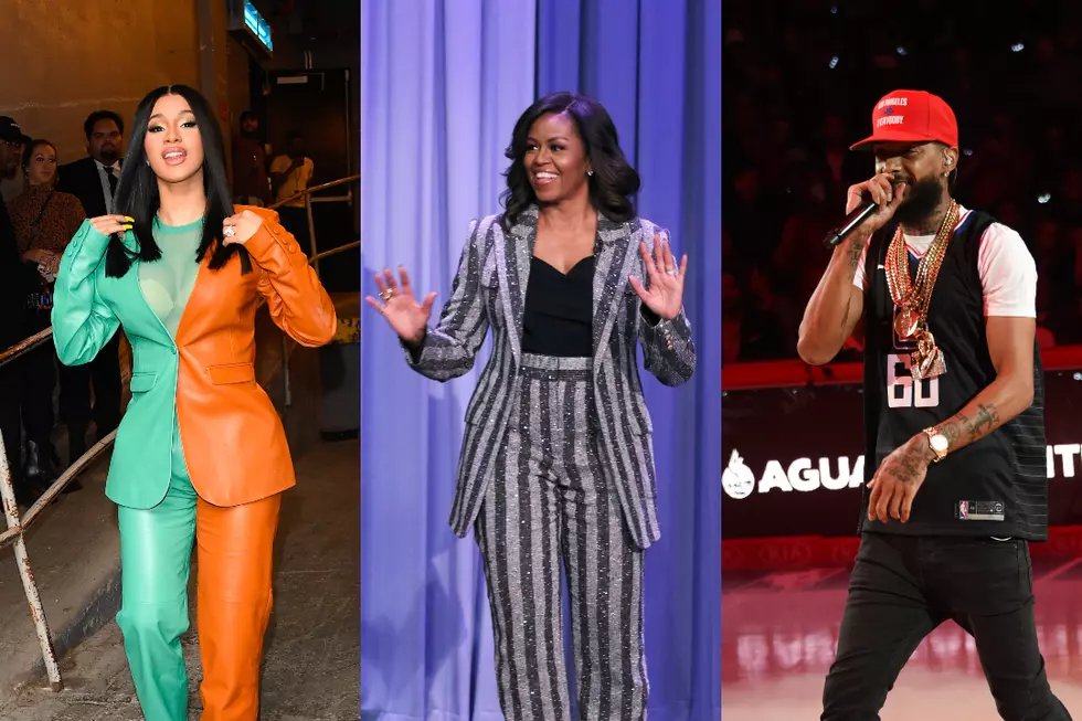 Cardi B, Nipsey Hussle and More Featured on Michelle Obama&#8217;s 2020 Workout Playlist