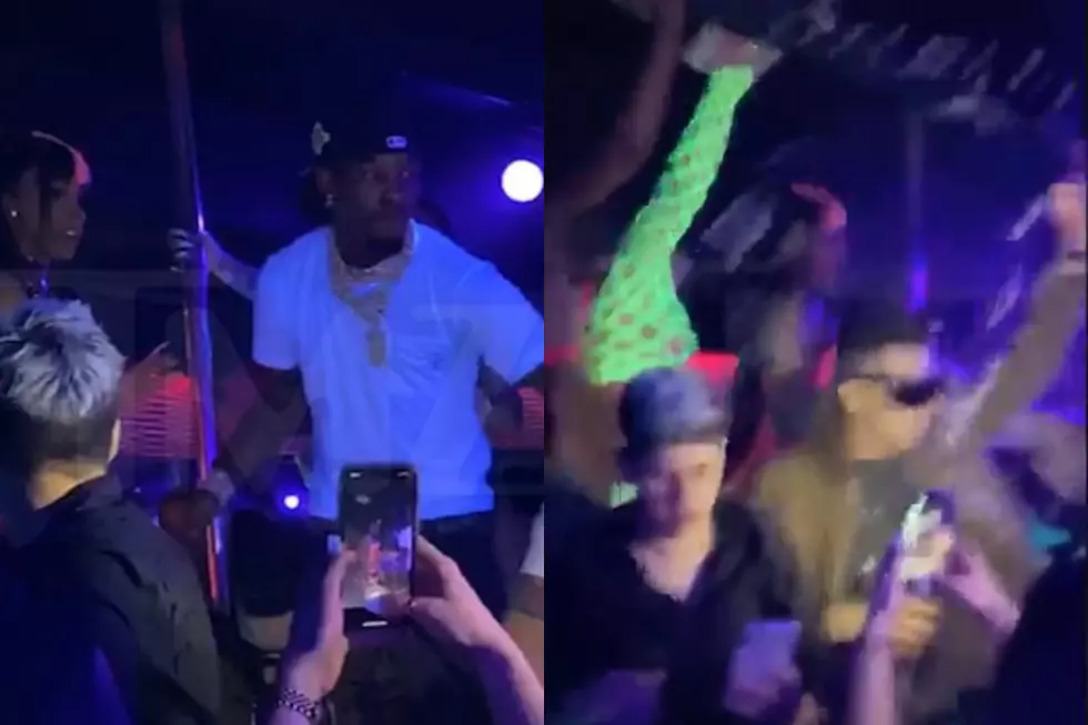 Offset Throws Punch at Man After Cardi B Gets Sprayed With Champagne at Strip Club: Video