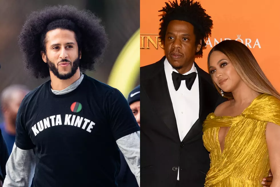 Colin Kaepernick Is Unsure Why Jay-Z and Beyonce Didn’t Stand During National Anthem at Super Bowl